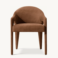 Vente en gros de meubles de salle à manger modernes Fauteuil de salle à manger en cuir de luxe