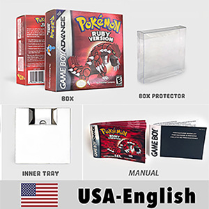Boîte et manuel Leaf Green Fire Red Ruby Emerald SAPPHIRE USA FRA EUR NOE ESP ITA pour Gba - Product Image 6