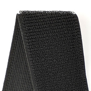 YUSEN Bande auto-agrippante noire écologique non brossée en nylon avec adhésif puissant - Product Image 1