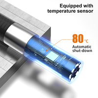 Endoscope articulé bidirectionnel S10 avec écran IPS 5 pouces, caméra d'inspection industrielle numérique à double objectif 8,5 mm