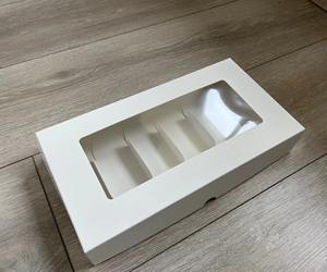 IMEE Luxus <span class=keywords><strong>2</strong></span> 4 6 7 Eclair Cakesicle Süßigkeiten Lebensmittel Bäckerei Kuchen Verpackungsbox Mit Klarem Fenster - Product Image 3