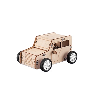 מדע ילדים חינוכיים צעצועים חינוכיים למשוך את משחק המכונית הרכבה דידי צעצועי מכונית עץ פאזל צעצועים - Product Image 2