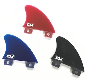 Petite aileron <span class=keywords><strong>de</strong></span> surf SUP en fibre <span class=keywords><strong>de</strong></span> verre, finition sablée, double languette, aileron <span class=keywords><strong>de</strong></span> quille Knubster, durable, haute résistance, polyvalent pour les eaux océaniques - Product Image 4