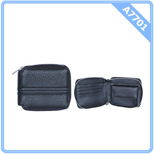 Logotipo personalizado atm corto PU protector de la tarjeta de crédito manga hombres jóvenes cartera moneda monedero oficial club de fútbol equipo - Product Image 4