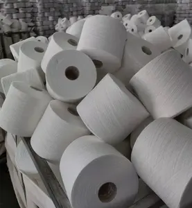 卸売編み糸バングラデシュ市場綿ポリエステル糸10S 16S 21S 30S高品質綿糸