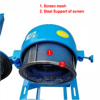 Moulin Électrique Combiné pour Grains, Riz, Maïs et Soja avec Décortiqueuse à Paddy