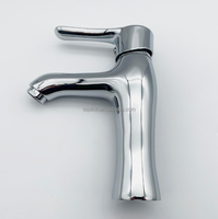 Robinet Mitigeur Mural Monocommande en Acier Inoxydable Chromé Poli avec Cartouche Céramique, Design Moderne, à Tige Extensible, pour Lavabo