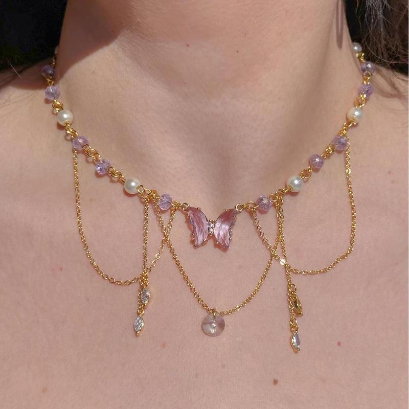 Fashionable and Luxurious French Pearl Necklace