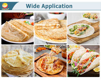 Machine à faire des naan électriques ORME, ligne de production professionnelle de tacos et de tortillas à base de farine de blé, Dubaï