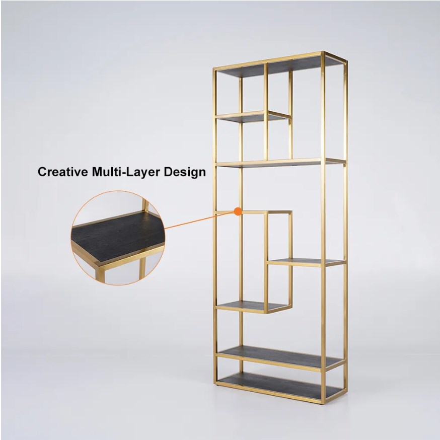 bookshelves indoor furniture luxury display geometric bookshelf