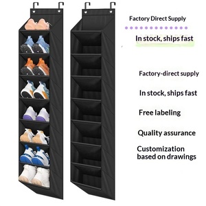 Cross-border Bestseller Dustproof Multi-functional Oxford Cloth Door-back <b>Storage</b> <b>Hanging</b> Bag Wall-mounted <b>Shoe</b> Organizer - Product Image 4