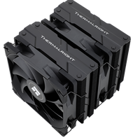 Thermalright Peerless Assassin 120 Black CPU Air Cooler 6 Heatpipe Dual Tower Cooler LGA1851 for High Performance Gaming PC
