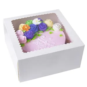Wholesale Premium Cardboard Paper Cake Gift Packaging Box Customized Paper Box