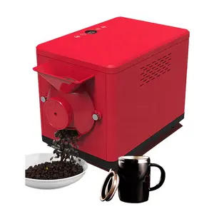 Household Cafe Shop Small Time and Temperature Control Electric Drum Rotary Grain Nut Peanuts Coffee Beans Roaster