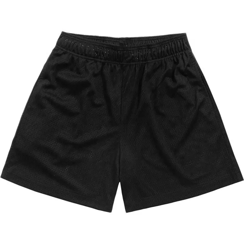 Custom Wholesale Sublimation 5 inch Inseam Blank Mesh Shorts Men With Pockets Breathable Fashion Sweatpants Summer Mesh Short