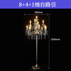 Decoraciones para Bodas: Candelabros Minimalistas de Estilo Europeo, Marcadores de Pasillo, Adornos para Escenario con Luces <span class=keywords><strong>LED</strong></span> - Product Image 4