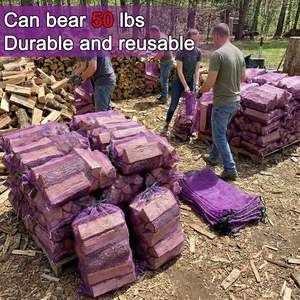 Huamaohengchun - Juego de 60 Bolsas de Almacenamiento de Malla Grande, 21''x32'', Material LDPE Resistente, 50 Lbs, Reutilizables con Cordón para Cebollas y Cítricos - Product Image 6