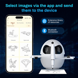 Nouveau robot de <span class=keywords><strong>dessin</strong></span> IA ChatGPT, interactif WiFi, jouet éducatif, commande vocale automatique, robot de croquis pour enfants, apprentissage STEM - Product Image 3