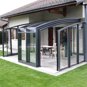 China Professional Customized Sunroom House Sunrooms Glass Houses Aluminium Winter Garden Sunroom