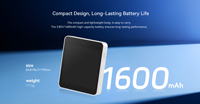 Terminal de Pago Inteligente SR800 con Android 13, Pantalla Táctil IPS de 4 Pulgadas, Lector de Tarjetas Portátil con Batería de 1600 mAh