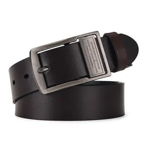 Custom Factory Wholesale Men's Business Fashion Pin Buckle Belt