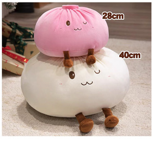 ตุ๊กตาซาลาเปาตุ๋นน่ารัก 8483 ชิ้น ของเล่นตุ๊กตาหนานุ่มสำหรับกอดและบีบ หมอนอิงหลังโซฟา ตุ๊กตาซาลาเปา - Product Image 4