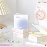 Marque-page auto-adhésif d'index auto-adhésif de note de mémo d'image de nourriture de Kawaii mignon pour le bloc-notes collant