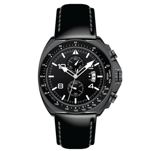 Good Souvenir Items for Men Stainless <strong>Steel</strong> Black Male Watch with Your logo Custom Chronograph 10 <strong>bar</strong> U3025 - Product Image 1