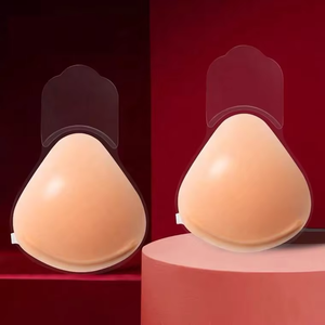 Sexy <span class=keywords><strong>Silicone</strong></span> Patch seno con anello in acciaio per le donne grande chiusura del torace invisibile adesivo copricapo per reggiseno - Product Image 5