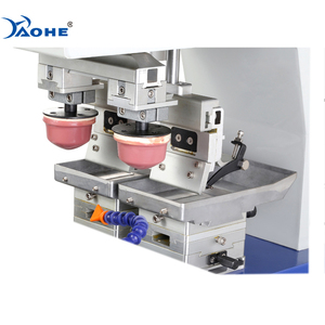 Machine d'impression par <span class=keywords><strong>tampon</strong></span> semi-automatique à grande vitesse à 2 couleurs pour l'impression de stylos/stylos marqueurs - Product Image 3