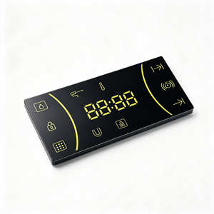 Panel de Control Inteligente para Ducha de Baño, Teclado de Membrana, Adhesivo con Pantalla Digital de Temperatura, Bloqueo, PVC, PET - Product Image 1