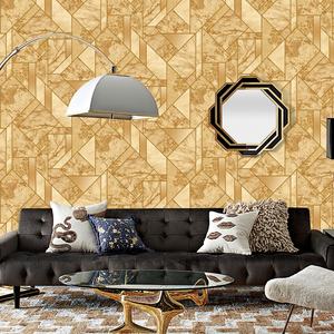 Géométrique <span class=keywords><strong>bleu</strong></span> luxe <span class=keywords><strong>et</strong></span> frais ligne dorée 3d murale <span class=keywords><strong>papier</strong></span> <span class=keywords><strong>peint</strong></span> adhésif imperméable à l'eau maison intérieur art décor <span class=keywords><strong>papier</strong></span> <span class=keywords><strong>peint</strong></span> - Product Image 1