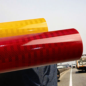 Rouleau de <span class=keywords><strong>film</strong></span> réfléchissant en acrylique PET rétro blanc cristal de qualité technique, non auto-adhésif, matériau imperméable - Product Image 4