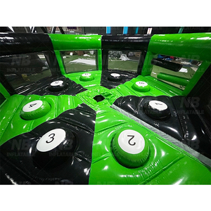 <span class=keywords><strong>Jeu</strong></span> de machine interactive <span class=keywords><strong>gonflable</strong></span> rotative durable 360 °   Arène de défi rotative pour événements en plein air et team building - Product Image 6