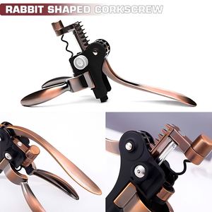 Cross-Border New <b>Creative</b> Manual for Head Zinc Alloy Multifunctional Red Wine Opener Antique Red Checkerboard <b>Gift</b> Set Set - Product Image 3