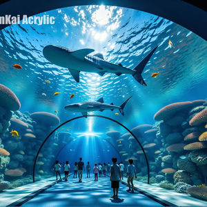 Moderne Oceanarium <span class=keywords><strong>Aquarium</strong></span> Project Fabriek Directe Verkoop Bouw Van Onderwater Paradijs Park Met Acryl Tunnel Ontwerp - Product Image 1