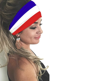 Pañuelo para la Cabeza con Diseño de Bandera Nacional para la Copa Mundial de Fútbol 2026, Diadema Deportiva con Bandera Nacional para Aficionados - Product Image 3