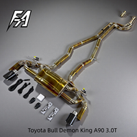 Système d'échappement Cat-back modifié en alliage de titane haute performance adapté à la Toyota Supra [Bull Demon King] 2.0 3.0T A90