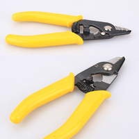 Pelacables de Fibra Óptica Portátil, Herramientas de Corte de Cable Óptico, Tijeras, Alicates Miller para Fibra Óptica, Pelacables Multifuncional