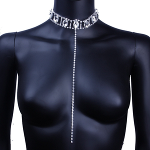 Di modo Grandi Fiori di Cristallo Del <span class=keywords><strong>Collare</strong></span> Del Choker Dell'annata Della Collana di Dichiarazione Della Collana Delle Donne Maxi Collane Gioielli <span class=keywords><strong>Collo</strong></span> Collares #0613 - Product Image 5