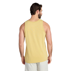 Débardeur en coton 100% pour homme, couleur unie, tricoté, col rond, style décontracté, jaune, léger, pour l'été, débardeur élégant de BD - Product Image 3