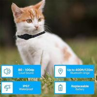 Collier intelligent réfléchissant pour localisation de chat, GPRS, recherche bidirectionnelle, compatible iOS Android, dispositif de suivi étanche anti-perte CE