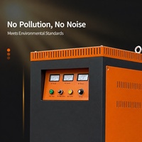 Fourneau de fusion à induction en cuivre CE ISO 30KG, 30KW 380V triphasé, avec pot en graphite pour le recyclage des métaux ferreux et la coulée