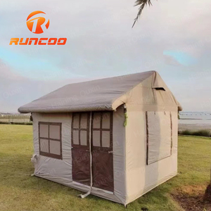 Carpa inflable ligera <span class=keywords><strong>de</strong></span> lujo Carpa <span class=keywords><strong>de</strong></span> aire Fácil instalación 4 estaciones Tienda impermeable para exteriores para 3-4 personas - Product Image 3