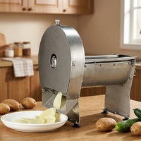 Mandoline électrique automatique commerciale 220V 150W pour couper les fruits et légumes