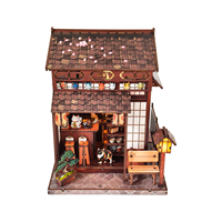 Kit de maison miniature à faire soi-même et recoin de lecture personnalisé japonais - Recoin de lecture miniature et ensemble de présentation de recoin de lecture à faire soi-même