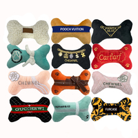 Luxe Chien De Noël Grinçant Jouets Morsure À Mâcher Corde Jouet Santa Rudolph Pet Vacances Cadeaux Personnalisé Chiot En Peluche Accessoire