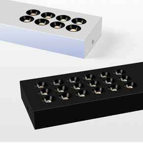 Downlights <span class=keywords><strong>LED</strong></span> à montage en surface 24W 3500K Ra≥95 60 °   Spots encastrés en aluminium 220V à intensité variable et température de couleur réglable pour intérieur, maison et bureau - Product Image 2