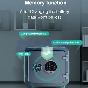 Cerradura Electrónica Inteligente con Combinación <span class=keywords><strong>de</strong></span> Código, Cerradura <span class=keywords><strong>de</strong></span> Seguridad para Archivadores y Cajones con Contraseña, Desbloqueo <span class=keywords><strong>de</strong></span> Emergencia con Llave, MK-E310, Gran Venta - Product Image 3