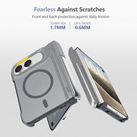 Nouvelle conception pour coque iPhone 18 Duo en TPU PC, finition mate douce au toucher, protection de la charnière, support de charnière magnétique, compatible avec l'iPhone 18 Fold
